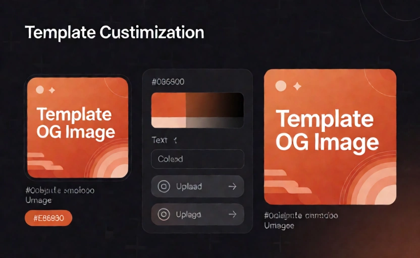 OG image template customization flow