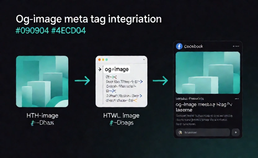 og:image meta tag integration into HTML and Facebook link preview